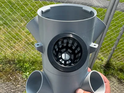 2 inch net pot tower without diffuser