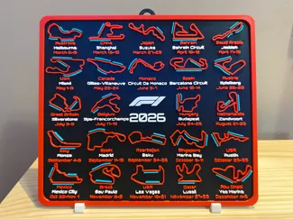 2026 F1 Calendar with DRS Zones