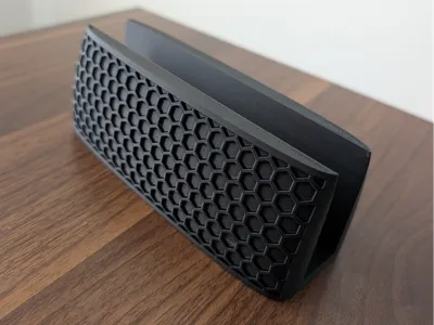 Honeycomb vertical laptop stand