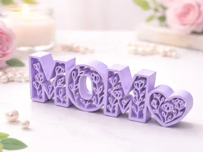 Mother's Day MOM Display – Flower Heart