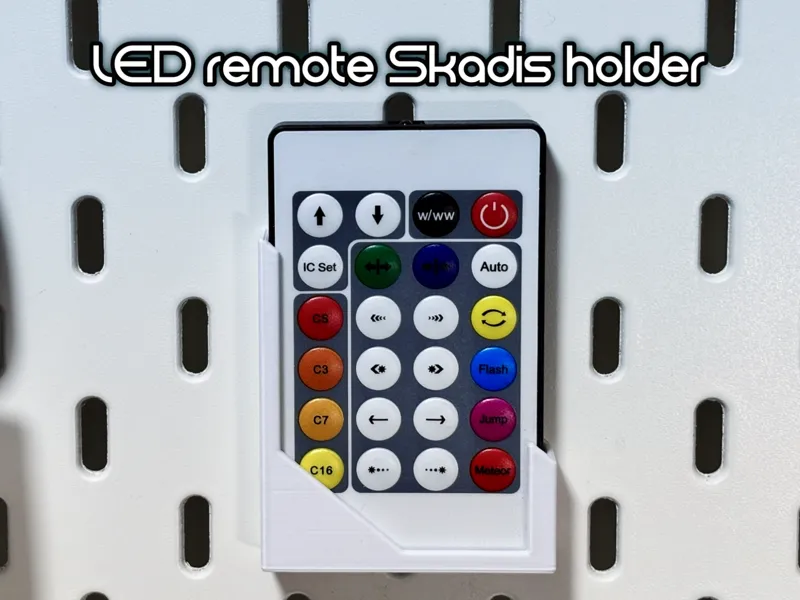 LED Remote Skadis Holder