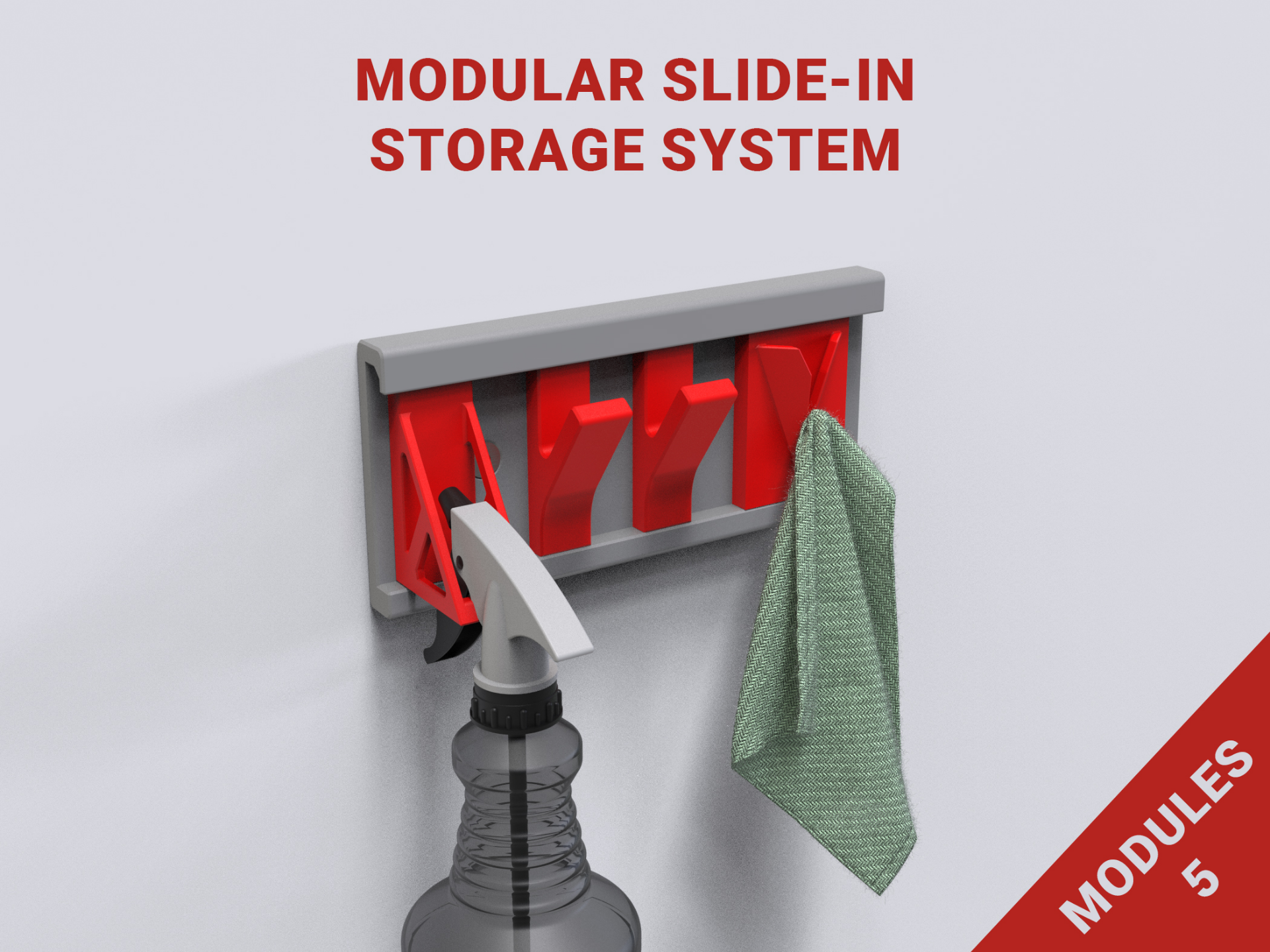 Modular Slide-In Utility Storage System