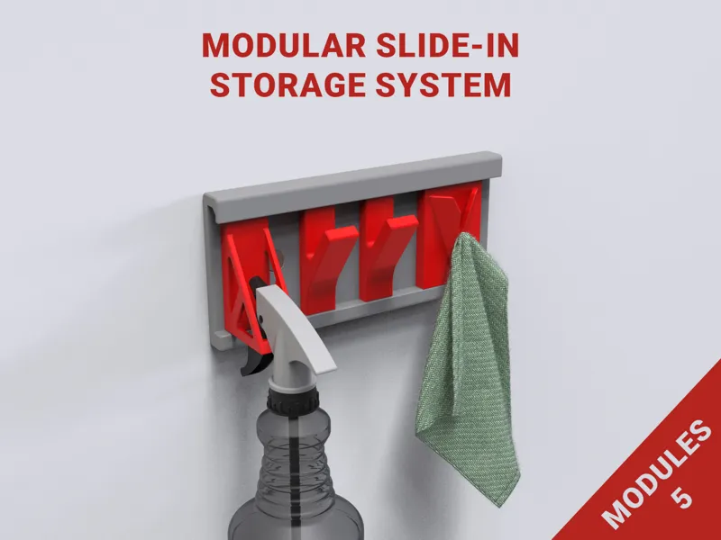 Modular Slide-In Utility Storage System