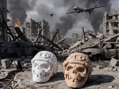 Fallen Soldier - Skull 