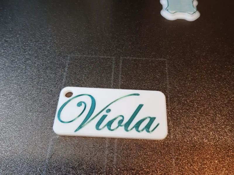 Viola keychain