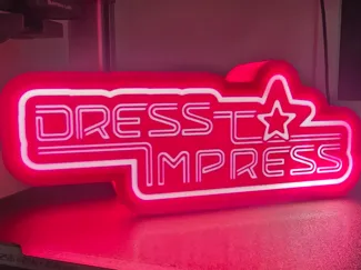 Dress To Impress Light box
