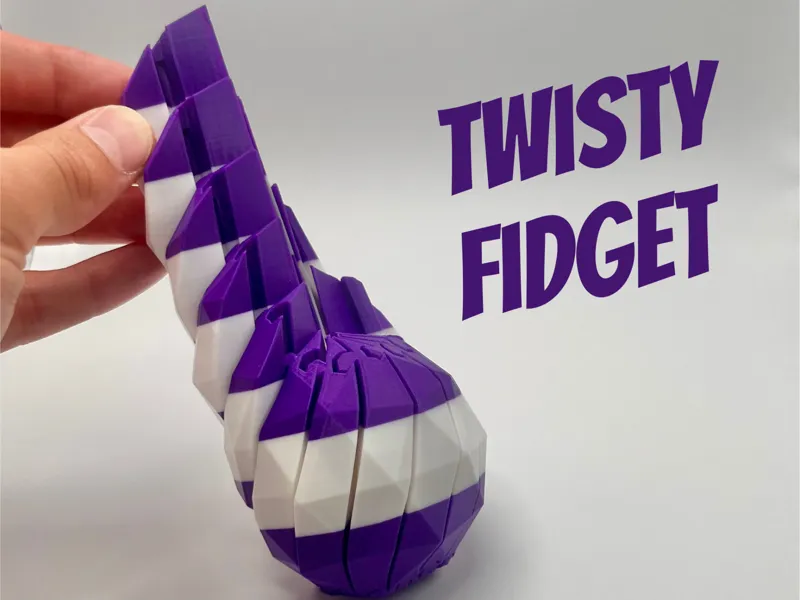 Low poly - Fidget twisty ball