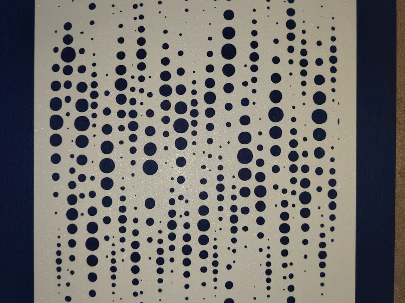 stencil cama bubbles