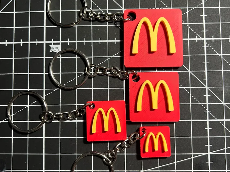 Keychain McDonald's V2 - Minimal