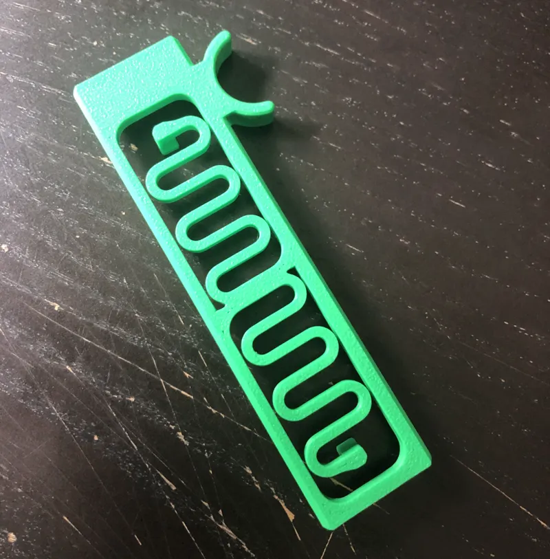 Ergonomic slider for OTF fidget knife