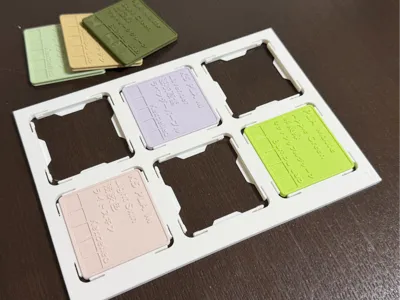 Chromatiic Flow Filament Color Sample Storage Tray (3x2)