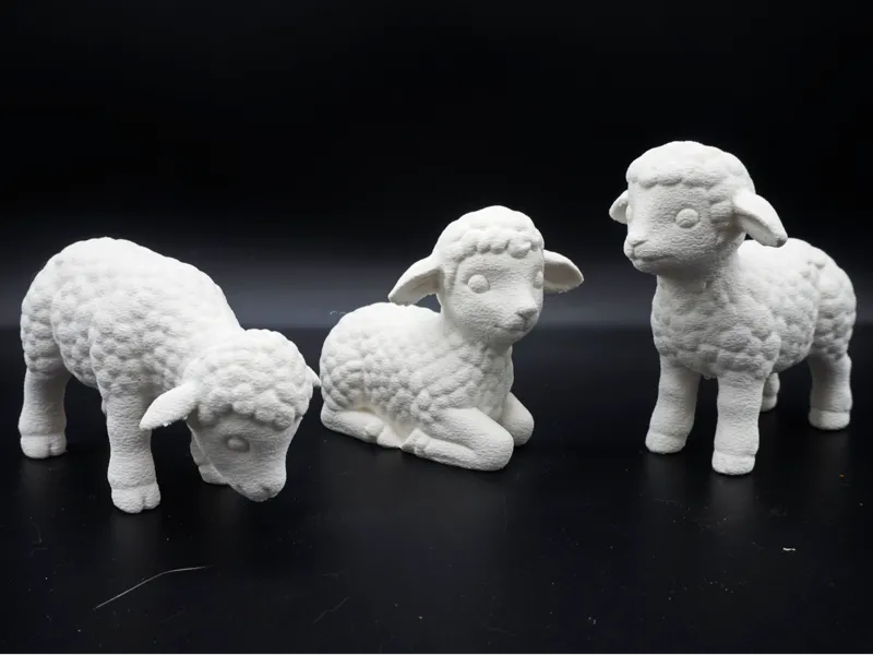 Easter Lamb Figurines – Decorative Set