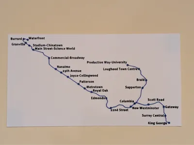 vancouver expo line scale map