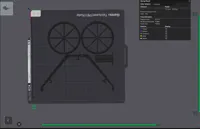 Landing Gear + Wheels  0.2mm layer, 4 walls, 20% infill