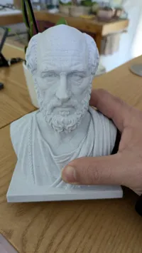 0.6mm nozzle, 0.3mm layer, 3 walls, 5% infill, PLA Marbre