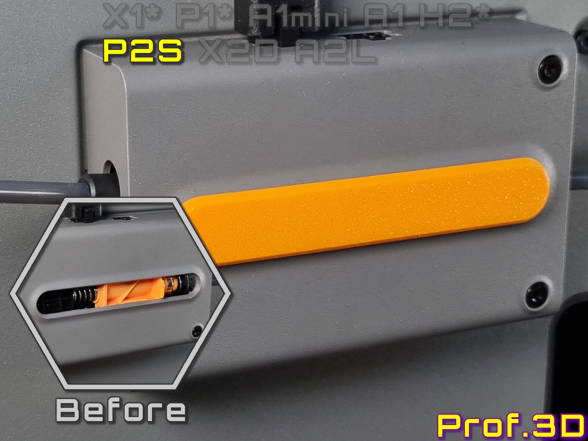P2S AMS Hub Dust Cover ⧸ Clip On And Stay Clean