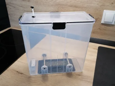 Slide-Open Desiccant Tray for Filament Dry Box