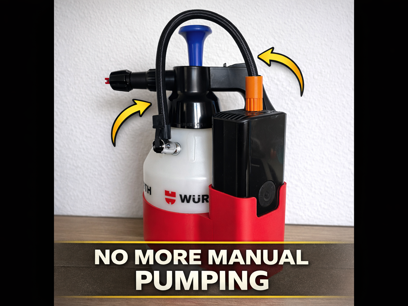 Foam Sprayer Compressor Holder – No Manual Pumping
