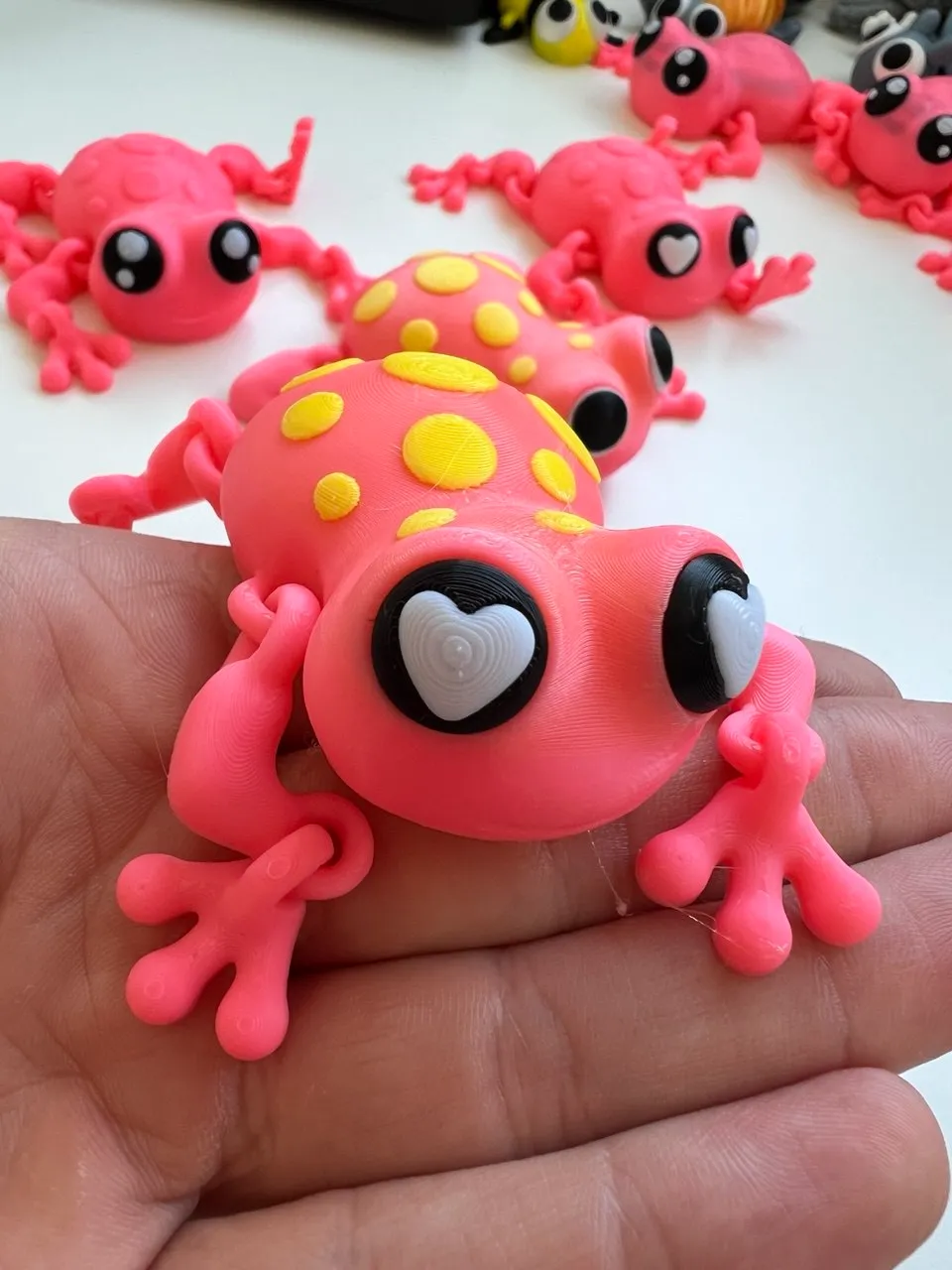 Cute articulated frog view 2
