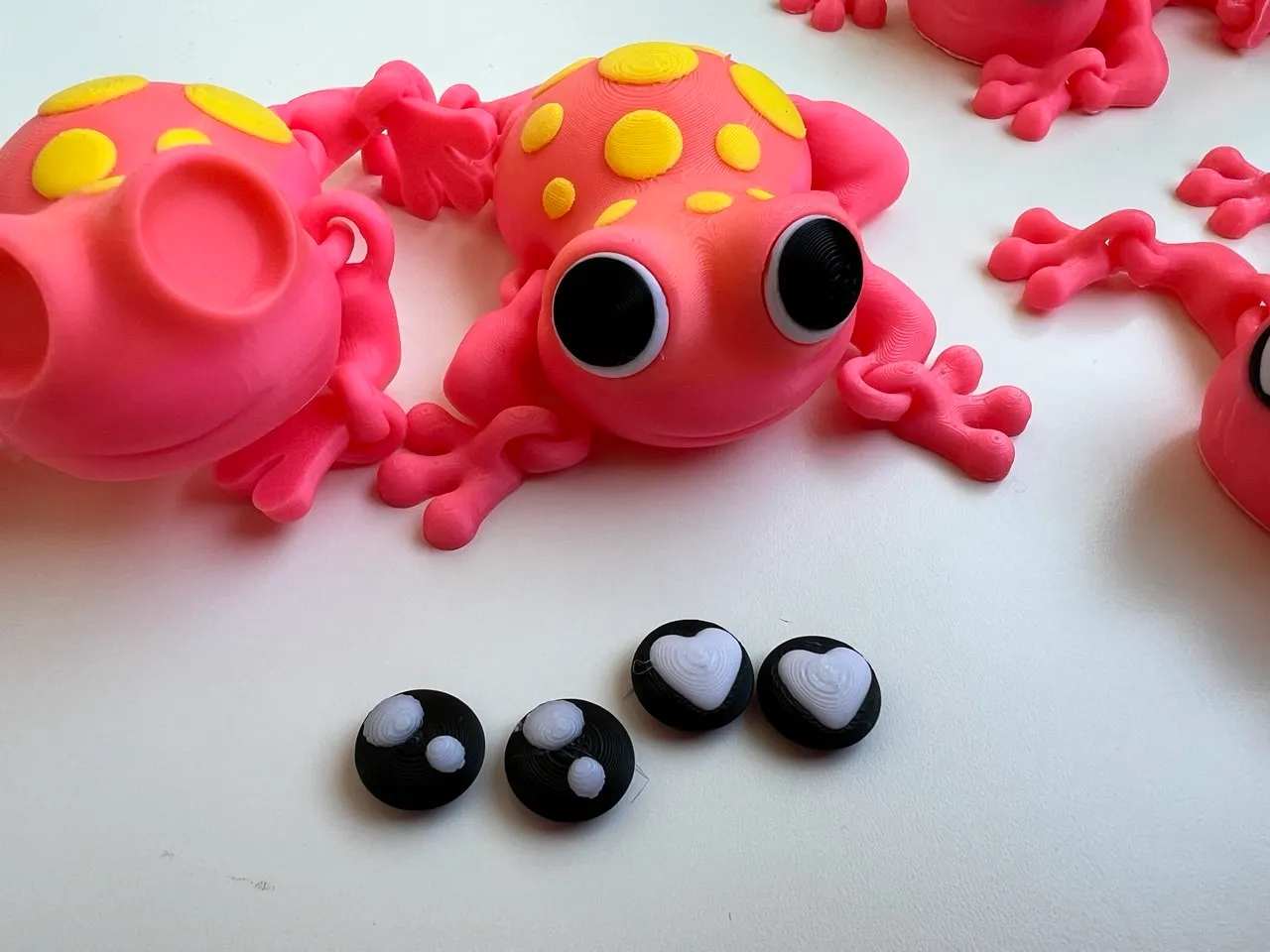 Cute articulated frog view 4