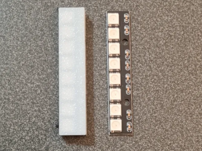 WS2812B 8Bit RGB LED Strip Diffuser