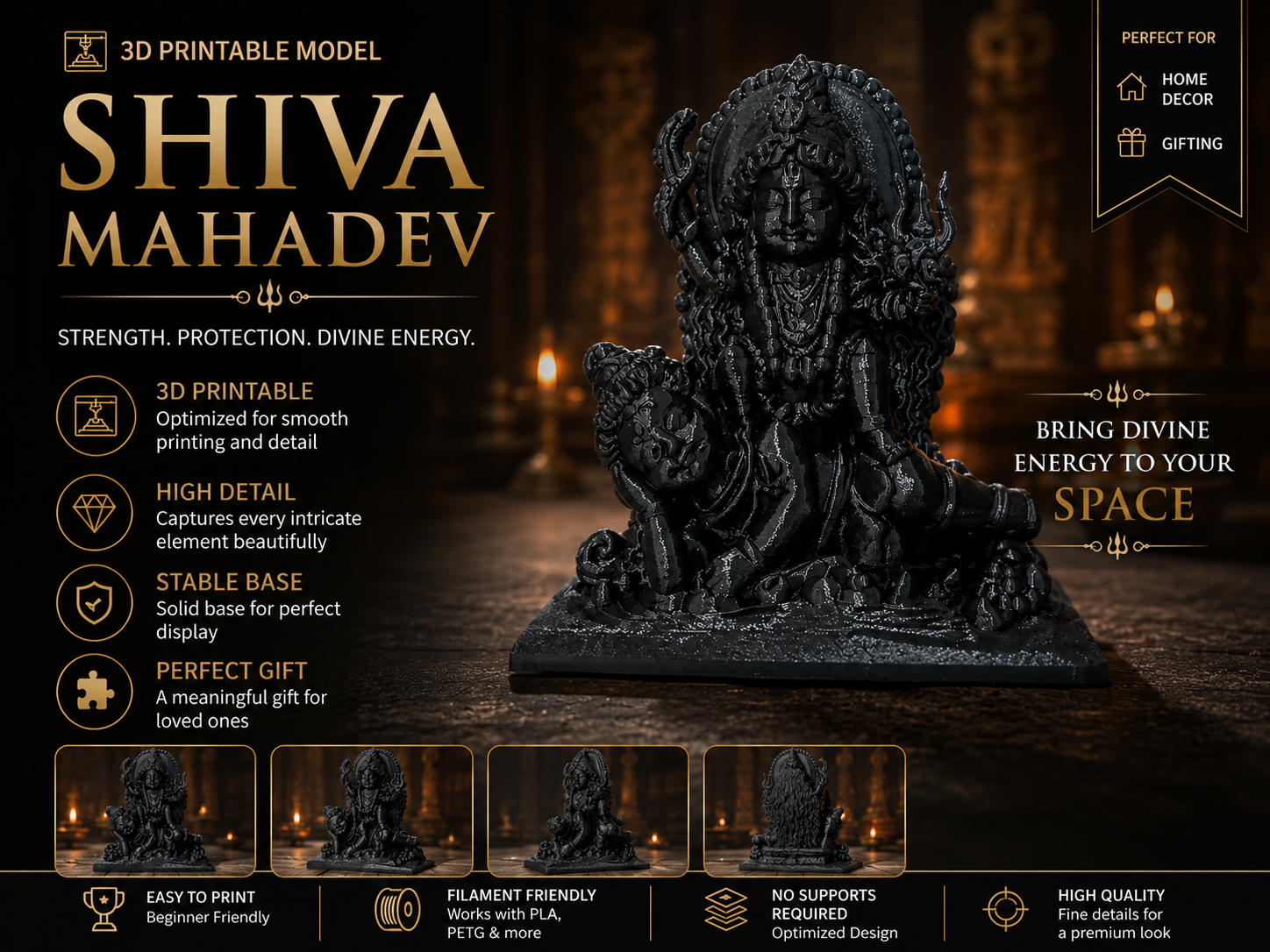 Kali Ma on Shiv ji by Soul 3d