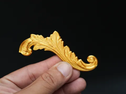 Letrero o emblema decorativo: Classic Acanthus Corner Applique Baroque Ornament — referencia de MakerWorld