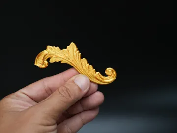 Letrero o emblema decorativo: Classic Acanthus Corner Applique Baroque Ornament — vista de referencia 3