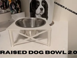 Raised dog bowl 2.0
