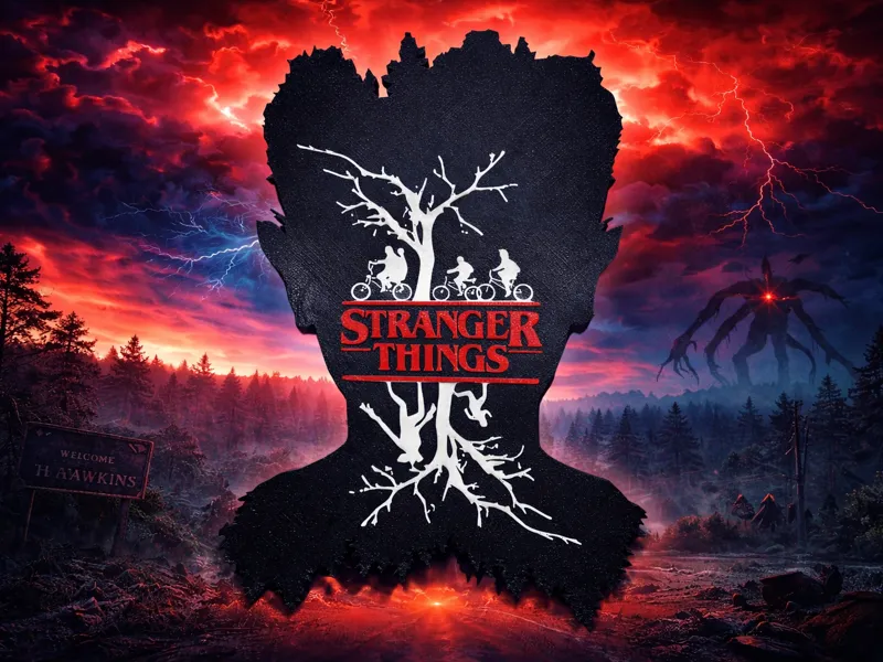 SILUETA 11 STRANGER THINGS