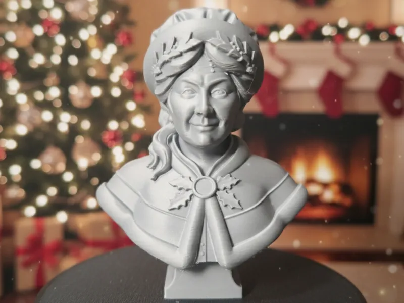 Mrs. Claus Bust