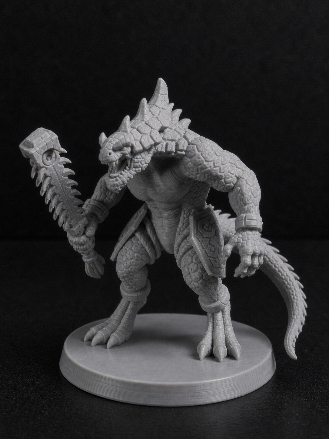 Miniatura 1 do modelo 3D Lizardmen Hunter