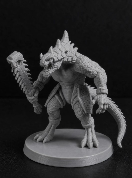 Miniatura 2 do modelo 3D Lizardmen Hunter