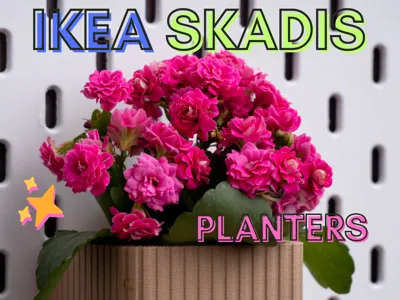 Pots for IKEA Skadis (9 Unique Designs!)