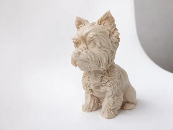 Figurine mignonne de Yorkshire Terrier
