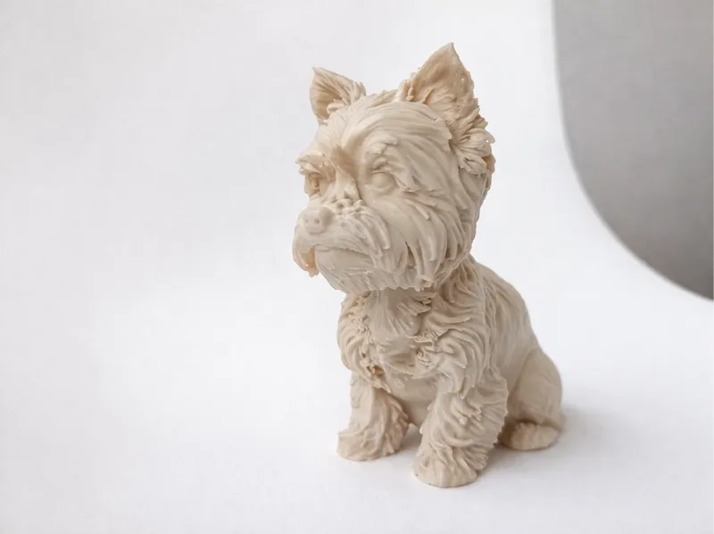 Cute Yorkshire Terrier Figurine