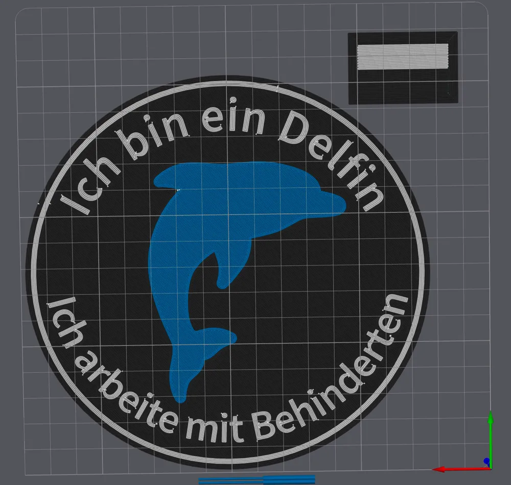 Ich Bin Ein Delfin Ich Arbeite Mit Behinderten Ich bin ein Delfin by oppositor - MakerWorld