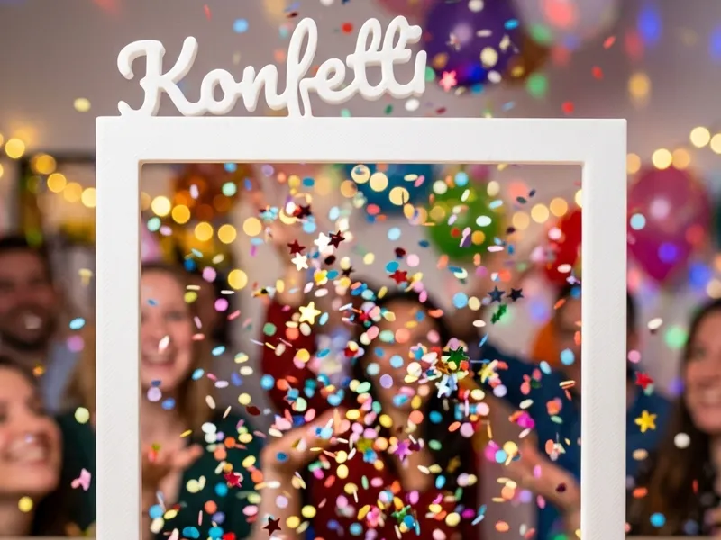 Polaroid-Rahmen „Konfetti“ für Shootings