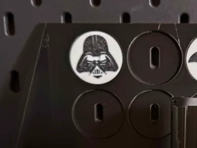 Skadis T-Clip - Button - Darth Vader by Duani11