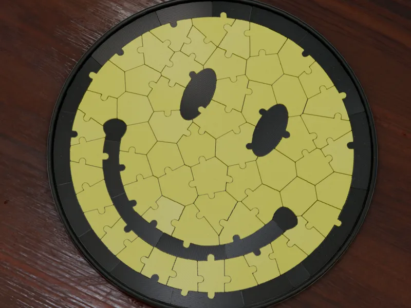 Smiley face jigsaw