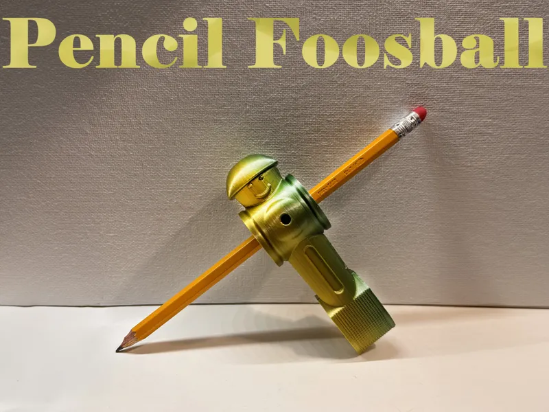pencil foosball 