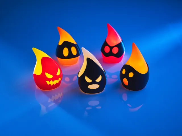 Cute Flame Devil Lights