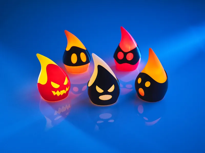 Cute Flame Devil Lights