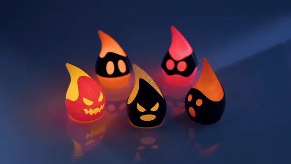 Cute Flame Devil Lights view 4