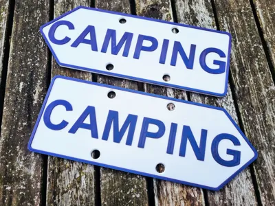 Festival Sign - Camping