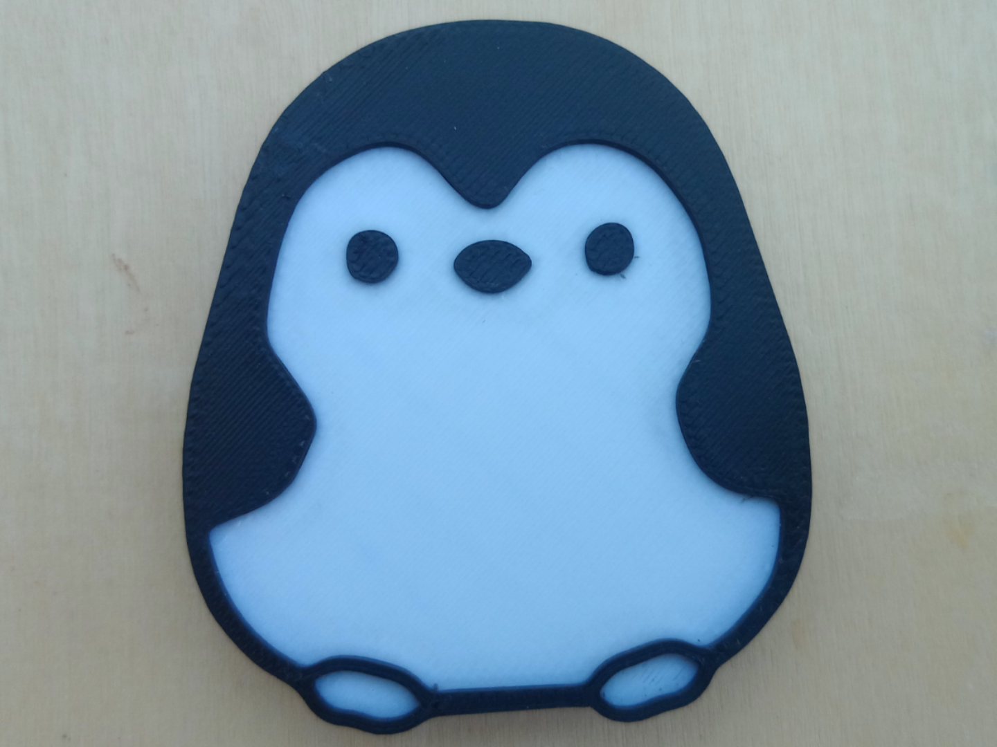 Penguin Keychain 3D model