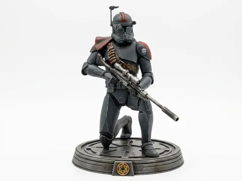 Pieza para disfraz o exhibición: Crosshair: Elite Clone Sniper — referencia de MakerWorld