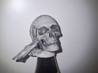 Totenschädel Bottle Cap (Saufen kann tödlich sein)