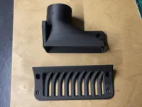 Conduit d'aération pour tuyau flexible 60 mm — photo 1