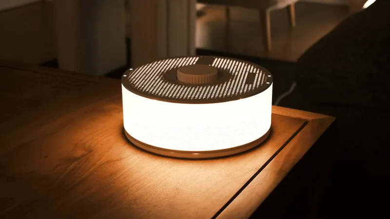 Spool lamp view 2